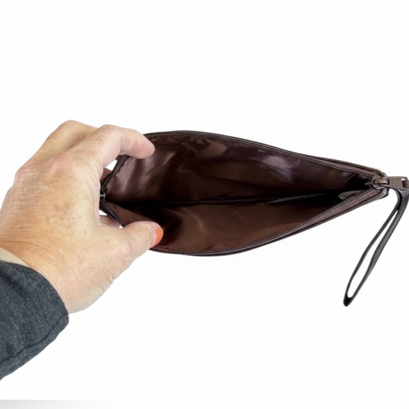 🌸Avon Brown/Pink Wristlet with Sequins - Picture 3 of 4